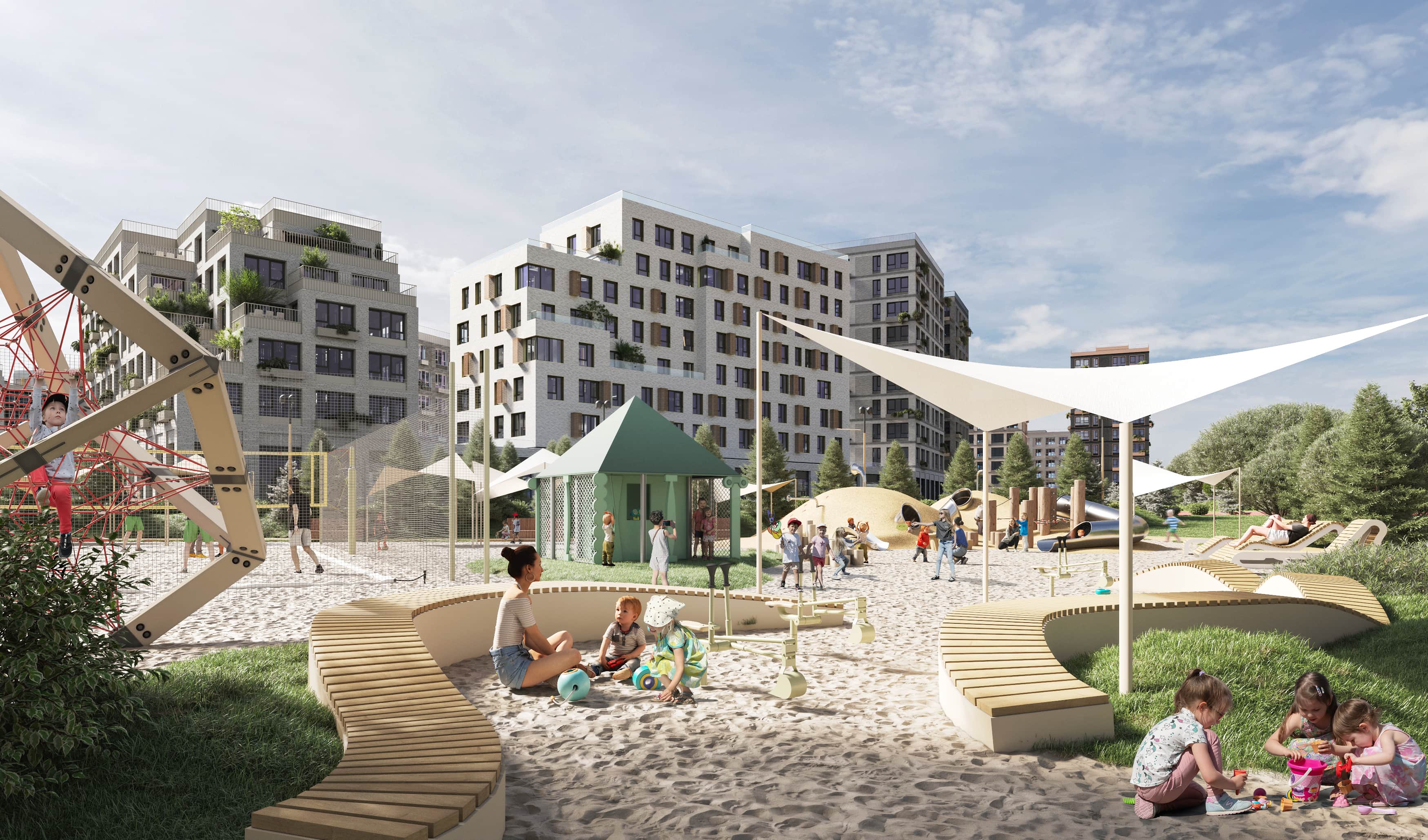 Парк. Грандпесочница